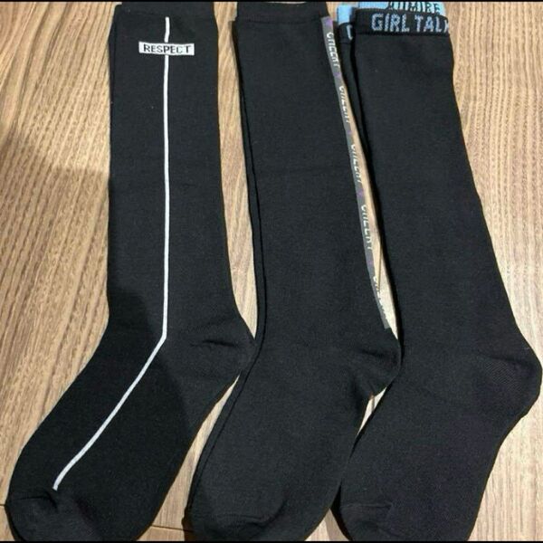 新品 女の子 ② ハイソックス 19〜24㎝ ソックス