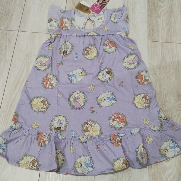 新品 リトシー ディズニー プリンセス ワンピース 100cm