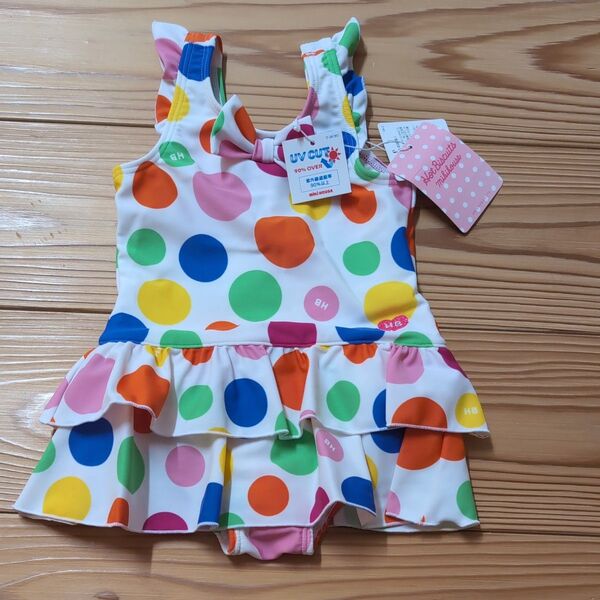 mikihouse 女の子ワンピース水着 スイムウェア キッズ 未使用 タグ付き