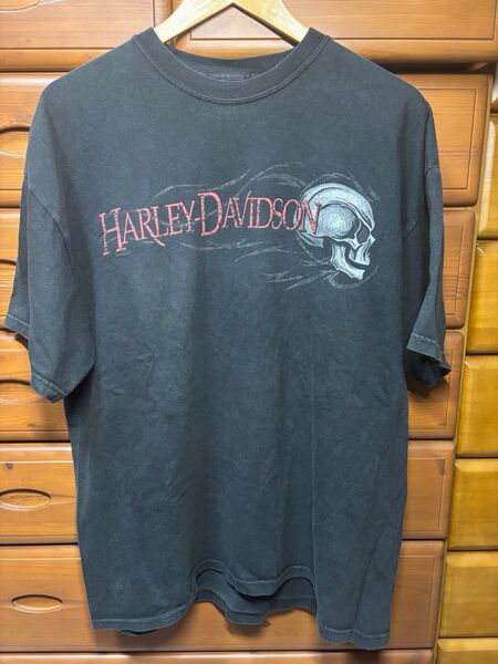 HURLEY-DAVIDSONTEE 1998VINTAGE ヴィンテージTシャツ ハーレーダビッドソン フェード 90s