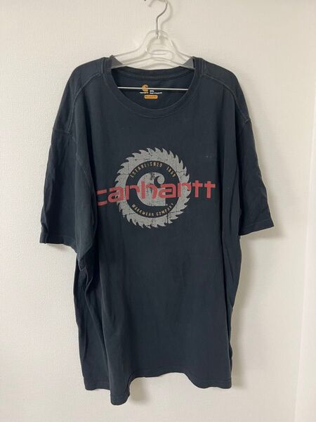 Tシャツ 古着 ブラック 半袖カーハート carhartt ビックティーシャツ オーバーサイズ