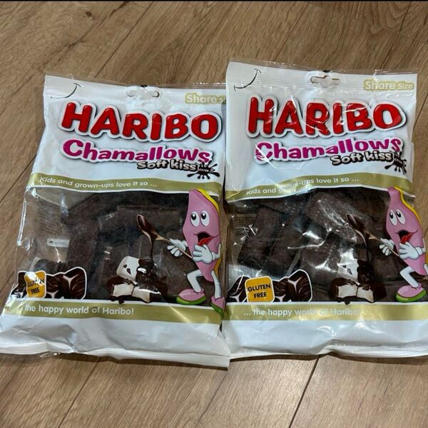 HARIBO Chamallows soft kiss EXTRA チョコレート 保冷剤付き