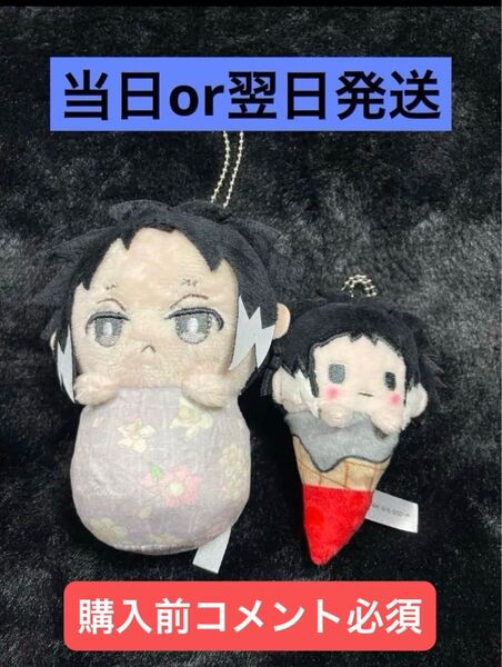 文豪ストレイドッグス 芥川龍之介 ぴょこぬい アイスぴたぬい ぬいぐるみセット文スト 人形 フィギュア