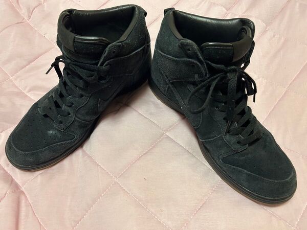 中古レア★NIKE×APC ダンクHI 黒 US27.5