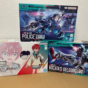 新品★フィギュアライズスタンダード アマテ・ユズリハ(マチュ)+HG1/144軍警ザク+HG1/144ゲルググ ボカタ機