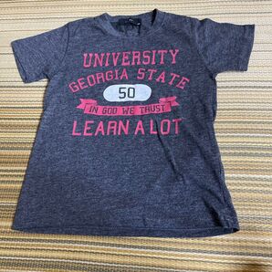 UNIVERSITY GEORGIA STATE 半袖Tシャツ 120センチ グレー