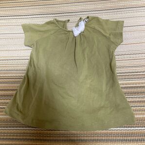 子供服 トップス 80cm カーキグリーン