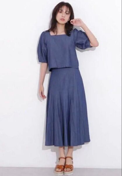 NATURAL BEAUTY BASIC デニム セットアップ