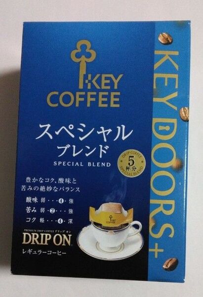 ドリップオンスペシャルブレンド 5杯 1箱 5袋入 キーコーヒー