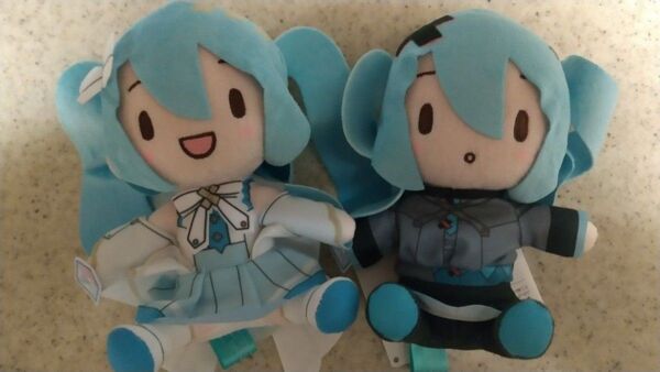 プロジェクトセカイ 壊れたセカイと歌えないミク ふわぷちミニぬいぐるみ 2種