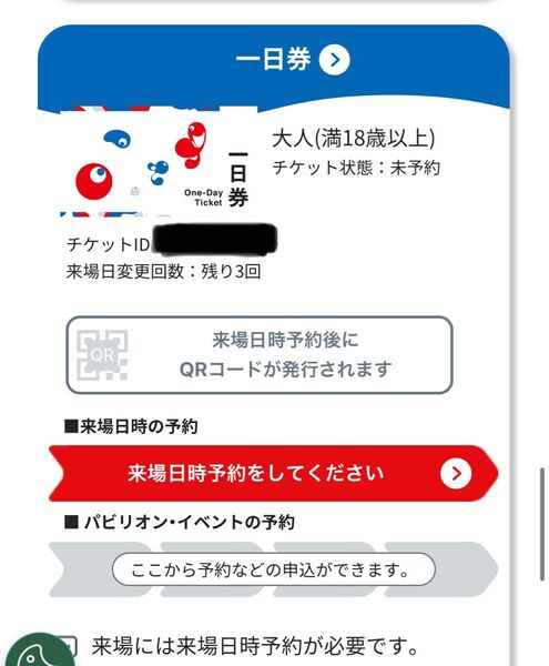 関西万博 EXPO2025 入場チケット 大人1枚