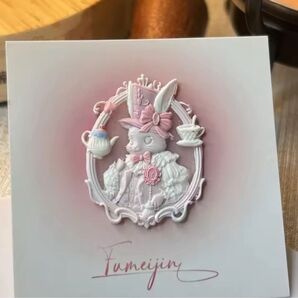 3D シーリングスタンプヘッド 紅茶ウサギ