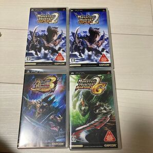 PSP モンスターハンター 4本セット まとめ売り