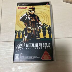 PSPソフト METAL GEAR SOLID PORTABLE OPS