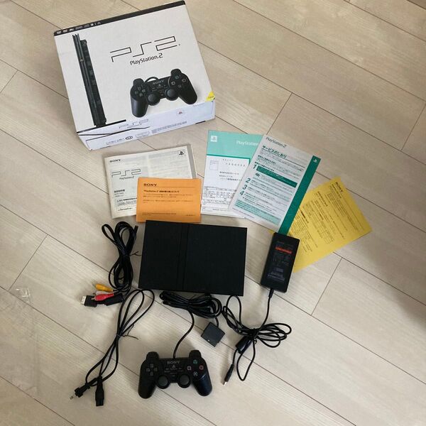 【ジャンク品】PlayStation2 本体一式 SCPH-70000 ブラック