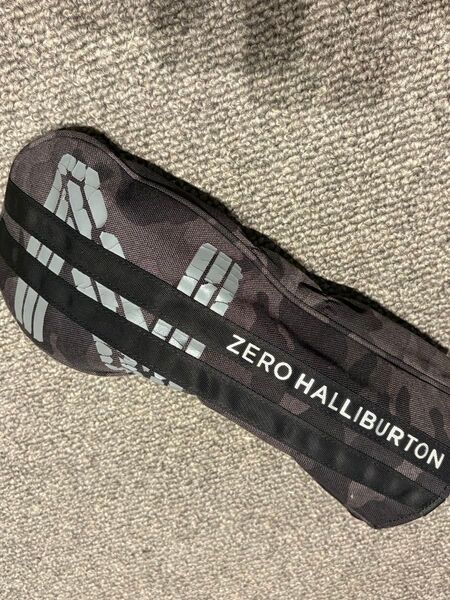 ZERO HALLIBURTON ゴルフクラブヘッドカバー ブラック カモフラ柄 ドライバー用