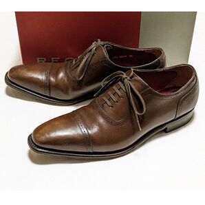 REGAL 406R ストレートチップブローグシューズ 25 着用感 レザー リーガル