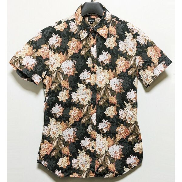 PS Paul Smith 花柄 半袖シャツ S ピーエスポールスミス