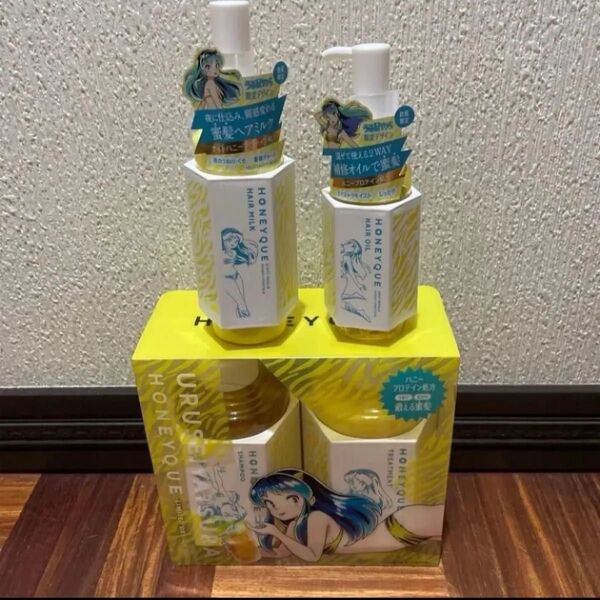 ハニーク ディープリペア うる星やつらデザイン限定キット【1セット】ヘアミルク ヘアオイル