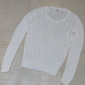 割引未使用に近い美品★UNIQLOサマーニット