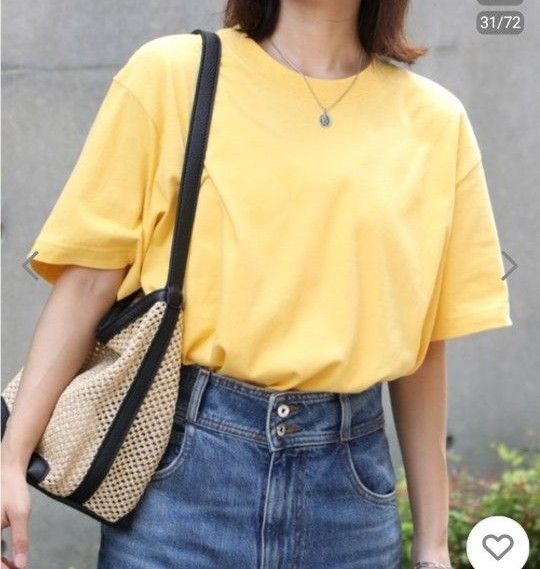 United Athle クルーネック M 未使用 新品 半袖Tシャツ マスタード
