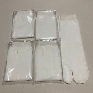 【新品未使用】足袋ソックス 5足セット 白 ホワイト