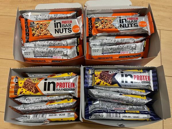 inバープロテイン ザクザクチョコ ザクザクビター メープル 森永製菓 48本