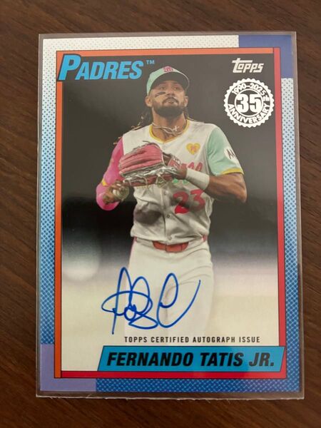 Topps SERIES2 2025 MLB タティス .JR 直筆サインオート /10シリアル Baseball