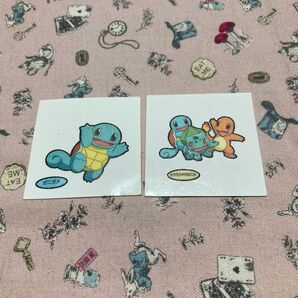 ポケモン シール 2枚セット ゼニガメ ヒトカゲ フシギダネ