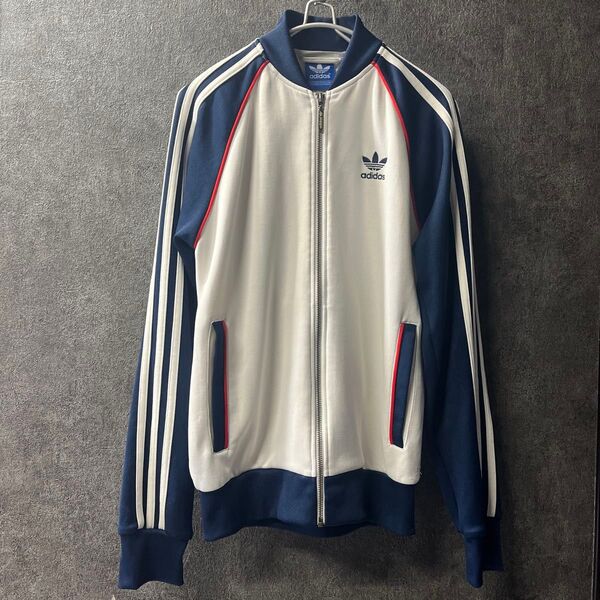 95/M adidas アディダス トラックジャケット ジャージ ホワイト