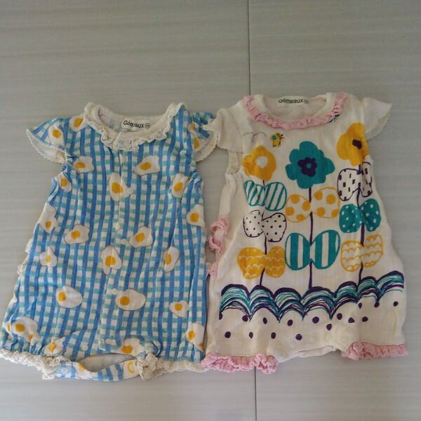 Gemeaux ベビー服 60cm 2着セット ロンパース