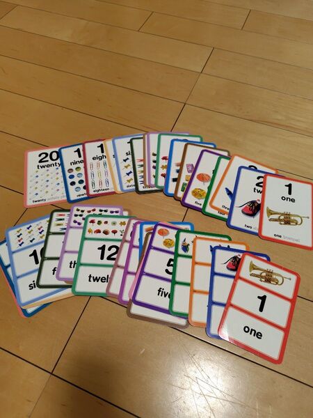 知育 英語 数 数字 カード おもちゃ
