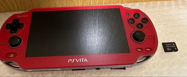 早いもの勝ち レッド PS Vita PCH 1000本体 8gメモリ