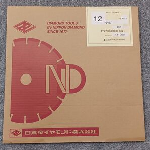 日本ダイヤモンド株式会社 ダイヤモンドカッター NVL 12インチ 乾式