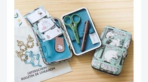 リンネル7月号付録 ムーミン 文具7点セット