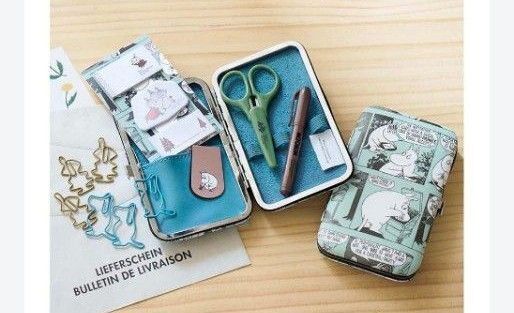 リンネル7月号増刊付録 ムーミン文具7点セット