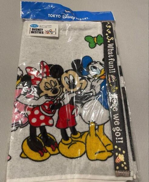DISNEY BESTIES ロングフェイスタオル ディズニーリゾート