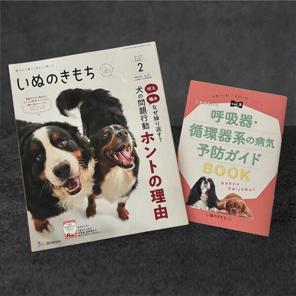 いぬのきもち2025年2月号&付録付き ベネッセ