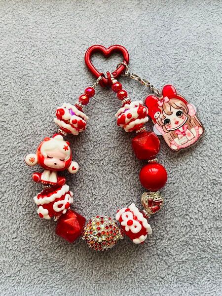 バッグチャーム キーリング キーホルダー スカルパンダ SP