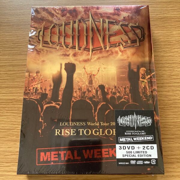 完売品 レア!【3DVD+2CD】LOUDNESS 2018 METAL WEEKEND 500セット 通販限定盤