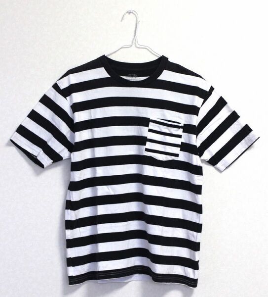 フルーツオブザルーム メンズ 半袖ボーダーTシャツ2枚セット(Mサイズ)