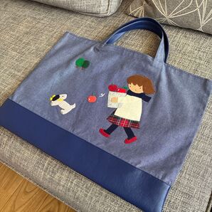 ファミリア トートバッグ 手刺繍 検 ミキハウス ミュベール ラルフ フェイラー ハロッズ アフタヌーンティー