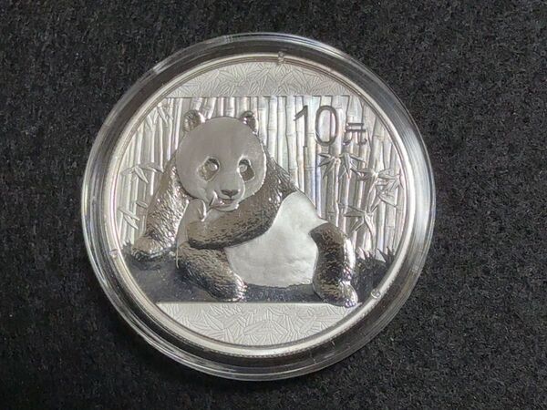 2015年 中国 パンダ コイン プルーフ 銀貨 1oz 31.1g