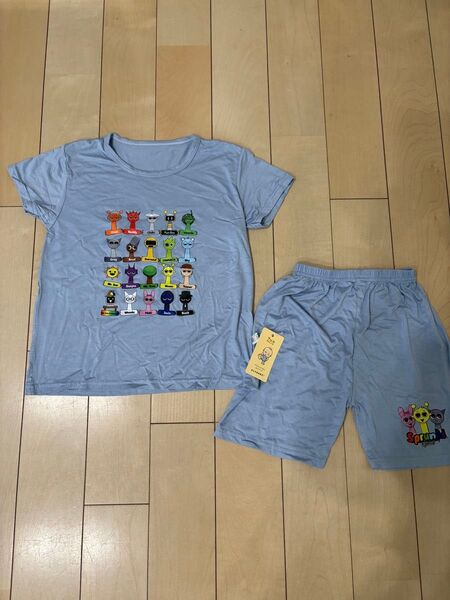子ども服 セットアップ ルームウェア パジャマ 半袖 Tシャツ 100・110