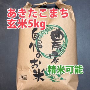 あきたこまち玄米 5kg 秋田県産