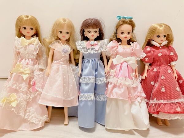 リカちゃんドール 服6着セット 着せ替え ドレス