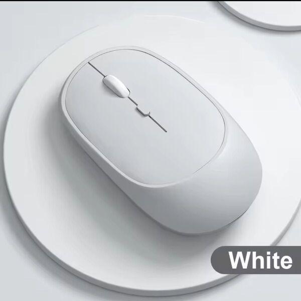 ホワイト※ワイヤレスマウス※Bluetooth※USB受信器