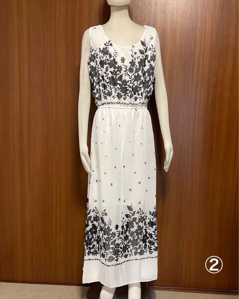 花柄 ロングワンピース リゾートワンピース マキシワンピース