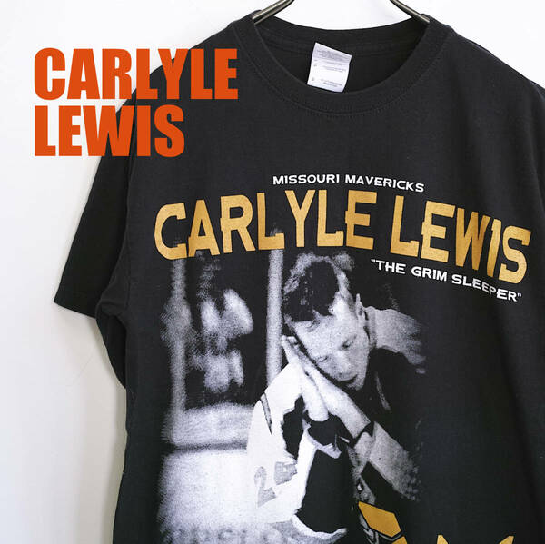 【CARLYLE LEWIS】カーライル・ルイス／アイスホッケー／AHL CHL ECHL／Coventry Blaze／MISSOURI MAVERICKS／ギルダンTシャツ／S