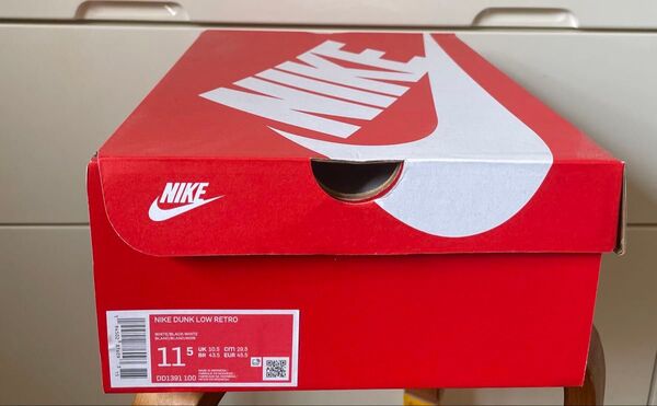 29.5cm NIKE DUNK LOW RETRO White/Black(PANDA) ナイキ ダンク ロー レトロ